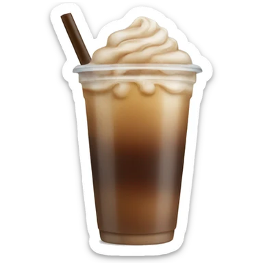 Iced coffee sticker