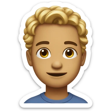 Uma carinha 😬 mordendo a mão  sticker