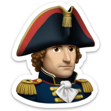 Napoleon bicorne sticker