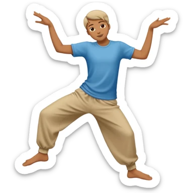 can you do the dance with the pants sticker