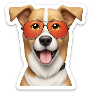 a dog who enjoys ping-pong
 sticker