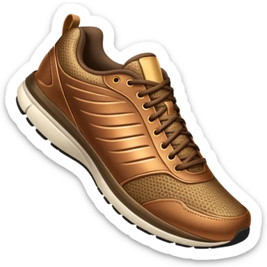 A running shoe that says the word "Bronze" sticker