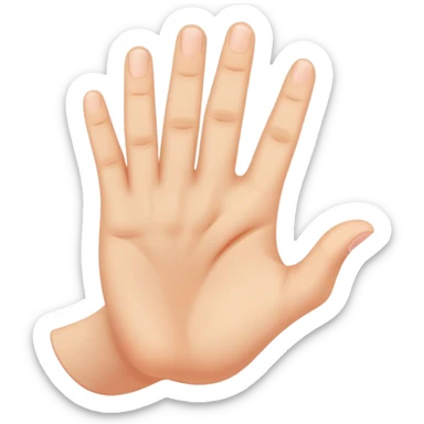 A person flipping you off sticker