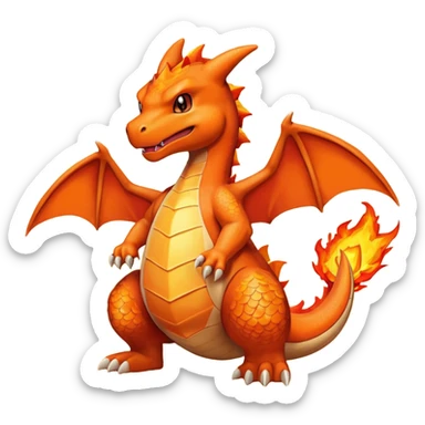 charizard pokemon sticker
