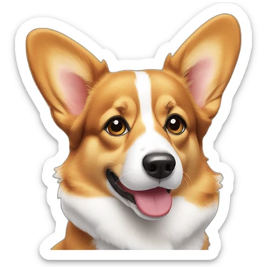 Pembroke Welsh corgi sticker