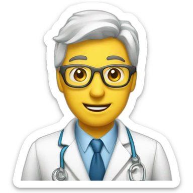 aparatos cerebrales de estudio científico  sticker