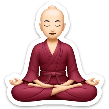 Zen data Burgundy  sticker