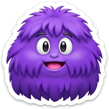 mcdonalds grimace character sticker
