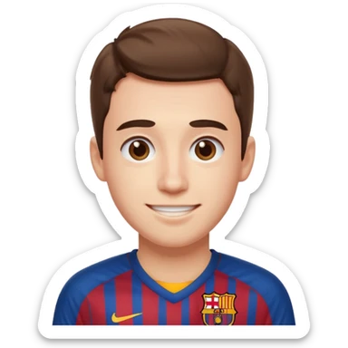 ich bin froh, ich bin Barcas Fan sticker