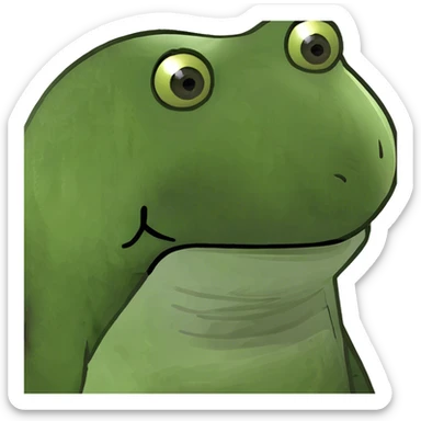 Side eye with eyebrows sticker