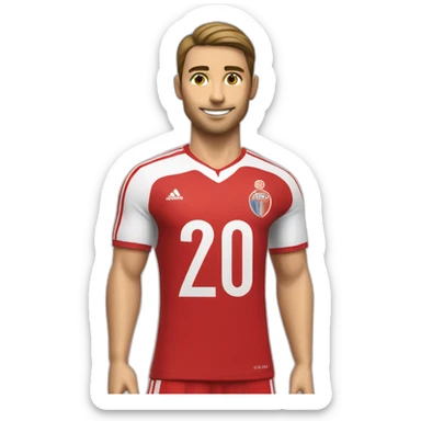futbolista-aleman-de-23-con-camiseta-roja.-con-el-número-7-en-la-camiseta.-un-solo-7- sticker