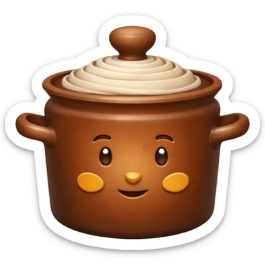 dessert baking pot sticker