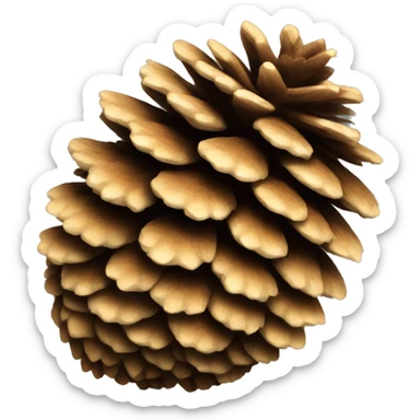 Pinecone sticker