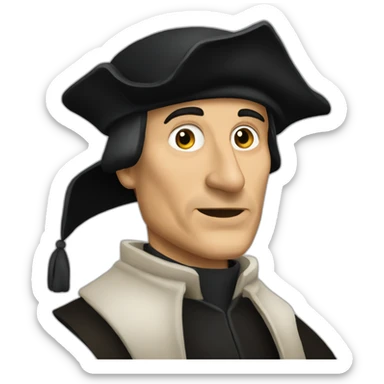 Thomas More whistling sticker