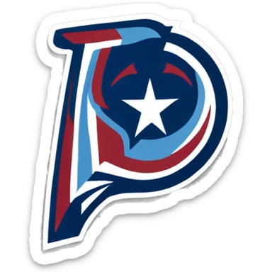 Tennessee Titans logo sticker