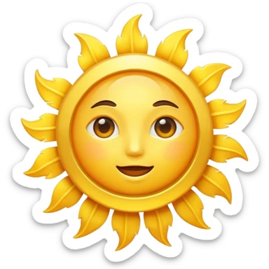 Le soleil inca
 sticker