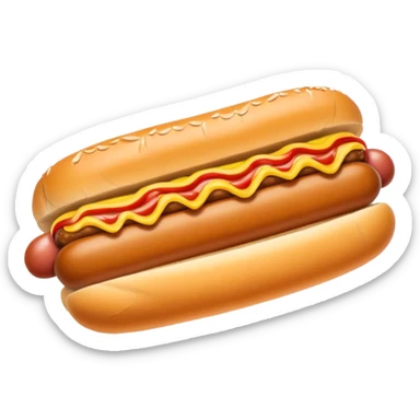pancho" es la versión argentina del hot dog o perro caliente, una salchicha insertada en un pan sticker