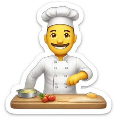 Cooking like a chef i’m a 5 star Michelin sticker