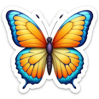 Kelebek sticker
