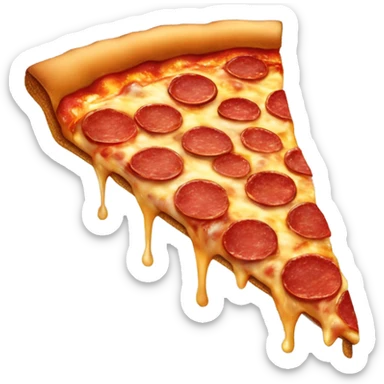 Pepperoni pizza sticker