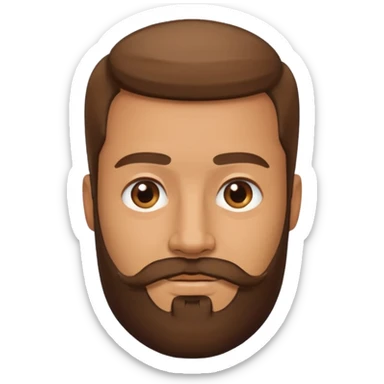 square royale beard sticker