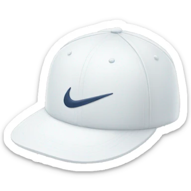 white nike cap sticker