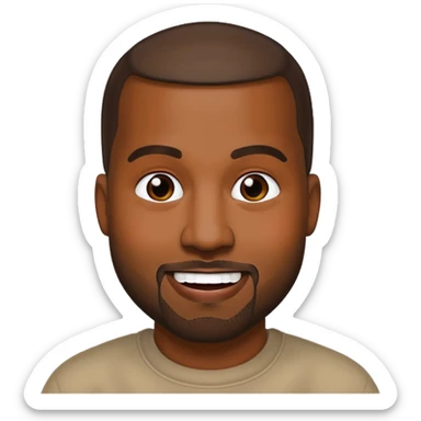 Jaw dropping Kanye sticker