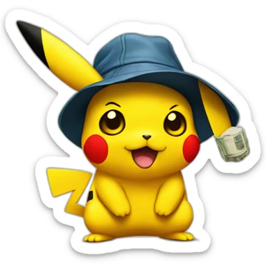 drug dealer pikachu sticker