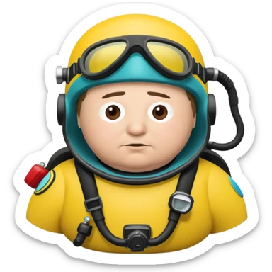 Eric Cartman scuba diving sticker