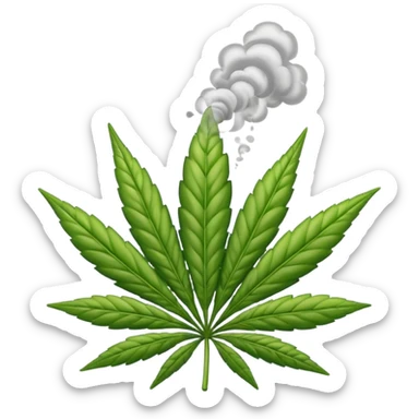 weed smoke sticker