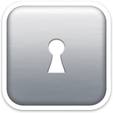 ipad lock screen icon sideral metallic with stripes sticker