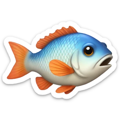 Fish sticker
