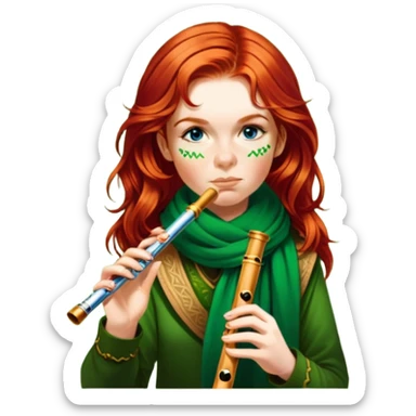 Celtic Piper sticker