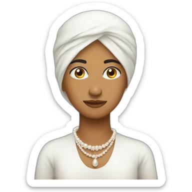 a middle eastern pearl sticker