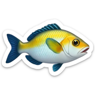 Anguille poisson sticker
