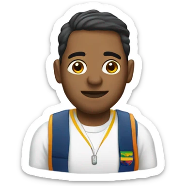 Colombian papi sticker