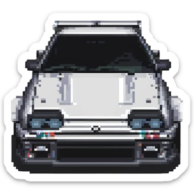 Toyota AE86 drift car sticker