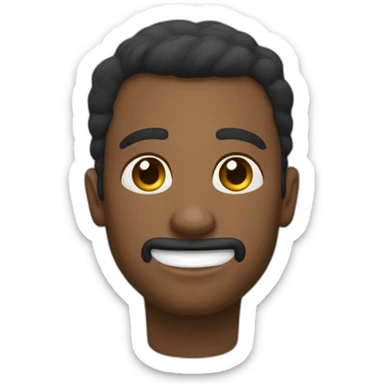 Emoji qui rigole et fait un doigt d’honneur sticker