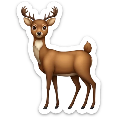Deer spy sticker