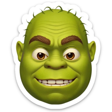 Asno shrek sticker