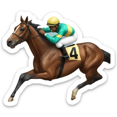 Racehorse  sticker