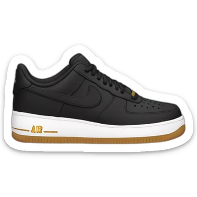 Sneaker-airforce1-black sticker
