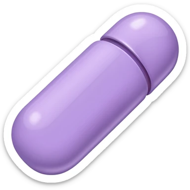 lilac pill sticker