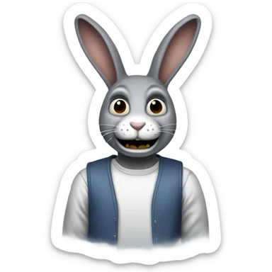 Frank the Rabbit Donnie Darko sticker