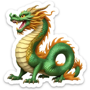 chinese dragon sticker
