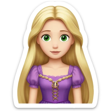 rapunzel sticker