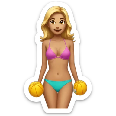 bikini sticker