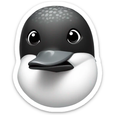 Loon o’clock  sticker