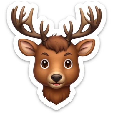 deer full  sticker