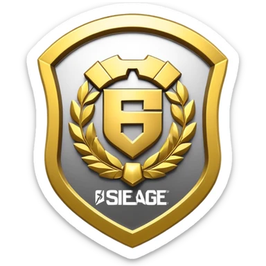 rainbow six seige champion logo sticker